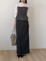 Domino Baguette Shoulder Bag