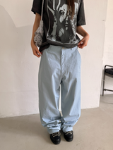 cotton wide chino pants