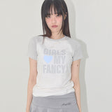 ガールズマイファンシーTシャツ (GRAY) F25QB105