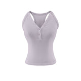 Siena Ribbed Henley Sleeveless