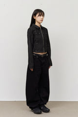(W) May Rivet Denim Jacket