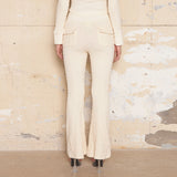 Textured Knit Training Pants [Ivory]