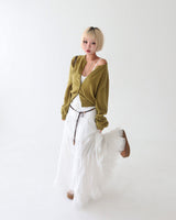 6-color cozy wool knit cardigan