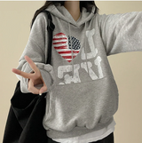 ラブアメリカンフラッグフード [フリース]