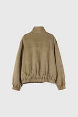 【即日発送】woman soft touch suede blouson