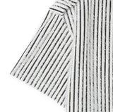 ロニースナップストライプ半袖Tシャツ