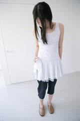 メッシュレイヤード スリーブレスワンピース(2colors)