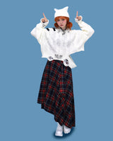 two buckle damage knit (3color)