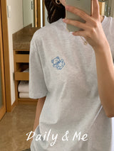Bear embroidery tea(4color)