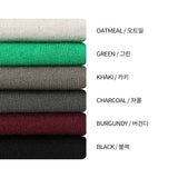 LMN Deep Linen Collar Short Sleeve Cardigan (6 colors)
