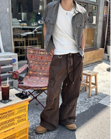 [Unisex] ダイイングタックカーゴパンツ(3color)