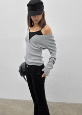 [MADE] Soflens Wool Deep V-Neck Henley Knit