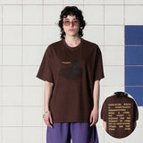 DIVING T SHIRT / BROWN