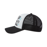 25SS ARTWORK MESH TRUCKER BALL CAP BLACK