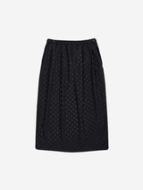 ベーシックサファリドットポリスカート (BLACK)