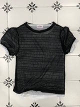 SHEER PUFF BLOUSE (4C)