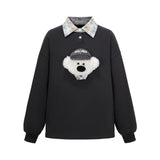 13DE MARZO Real Cap Bear Sweater