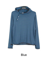 Peir Button Striped Hoodie