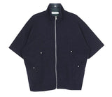 No.0758 K ポイントハーフニットジップアップ (6color)