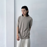 Heather Knit Crewneck Top