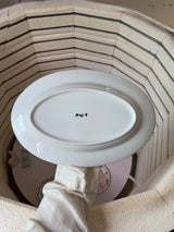 nut mini dot oval plate