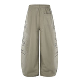 Zelene Graphic Wide Sweatpants