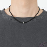 BALL POINT BLACK NECKLACE