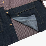switch panel check shirt_black