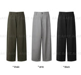 DYED BARREL WIDE PANTS