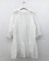 ヒビ ネック フリル ドレス (2color)