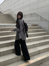 Latter Cargo String Wide Pants