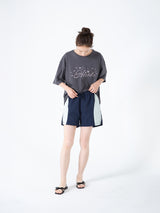 Two Tone Blend Shorts (Navy)