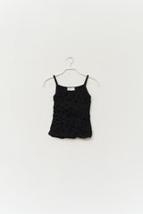 (W) Dun Wrinkled Scarf Top