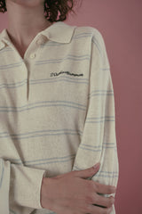 Cozit stripe knit_ivory