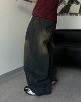TC Patch Work Banding Denim Pants (3C)