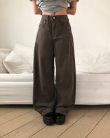 Winky Cotton Wide Pants