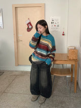 Hoam Balloon Wide Denim Brushed Pants