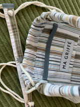 CROSS STITCH BAG  STRIPE SMALL