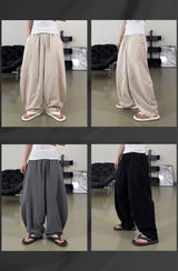 Beo Curved Linen Balloon Pants