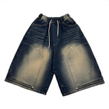 Enta Double Knee Bermuda Denim