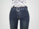 Belt bootcut denim-PT