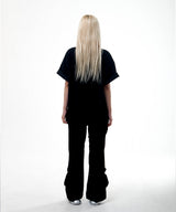 TM CRACK TSHIRT-BLACK