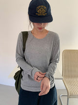 ヒカット ラウンド ロングスリーブ Tシャツ