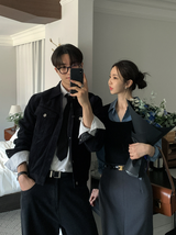 [ In-house Production ] Essential Classic Oxford Stripe Shirt