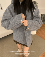 [UNISEX] フロームミックスフードコートジャケット