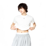 ベーシックマッスルフィットTシャツ ホワイト