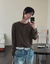 ルーキーズバックルレイヤード長袖Tシャツ