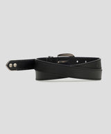 Cow leather western belt