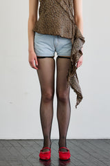PEPPY MICRO DENIM SHORTS / SKY BLUE