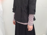Semi-A-Line Double Button Jacket